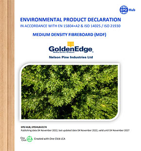 NelsonPine MDF Environmental Product Declaration