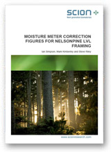 Moisture Meter Correction Figures for NelsonPine LVL Framing